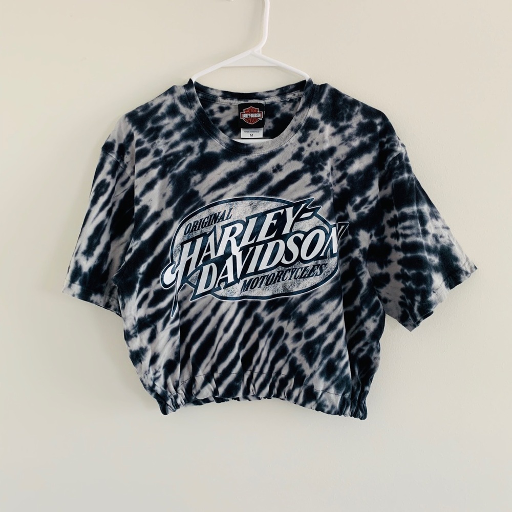 ONE OF A KIND REWORKED Tie Dye Harley Tee